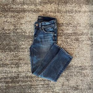 Silver Suki Capri Jeans Size 25